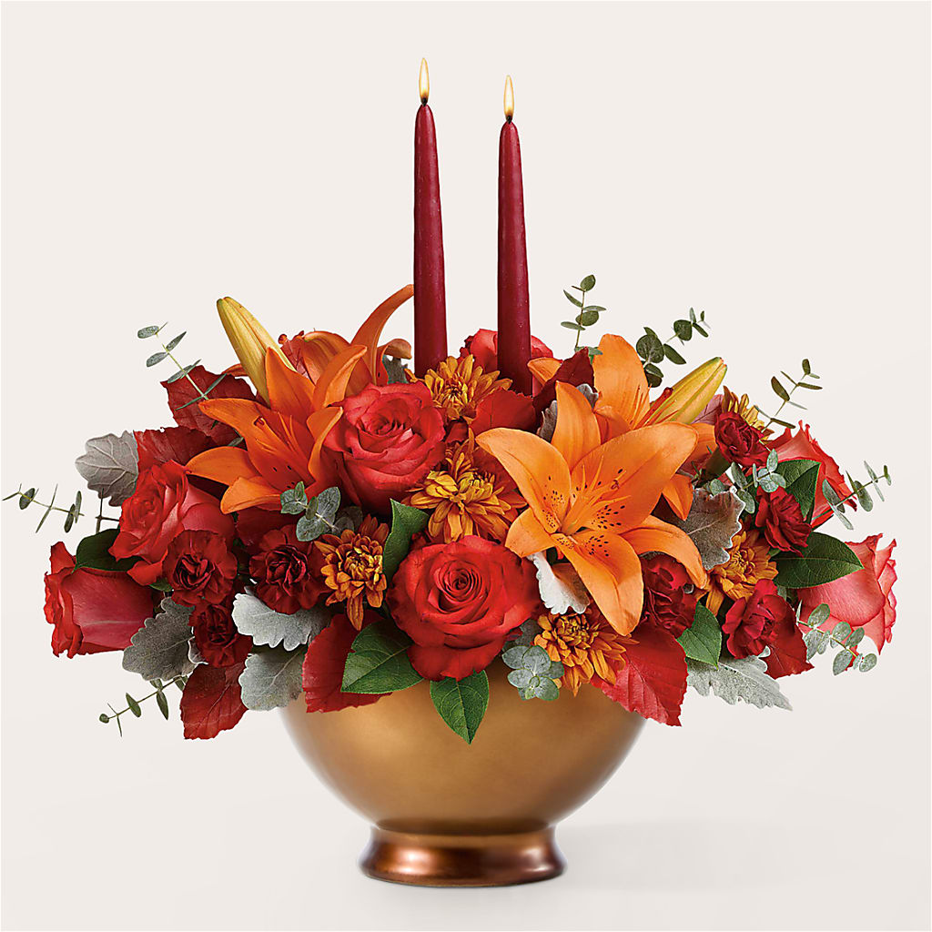 Fruits of Fall Centerpiece – SOUTHERN TRADITIONS FLORAL & GIFTS, Swainsboro GA