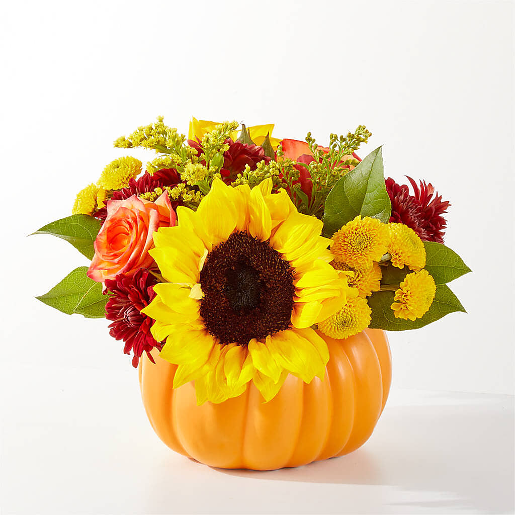 Golden Gourd Pumpkin Bouquet – SOUTHERN TRADITIONS FLORAL & GIFTS, Swainsboro GA