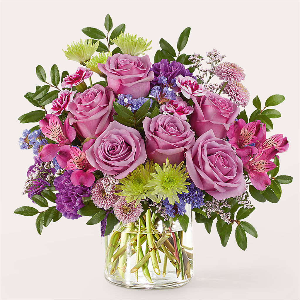 Glass Half Full Bouquet – SOUTHERN TRADITIONS FLORAL & GIFTS, Swainsboro GA