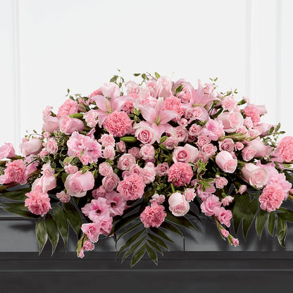 Garden of Comfort Casket Spray (Standard) – SOUTHERN TRADITIONS FLORAL & GIFTS, Swainsboro GA