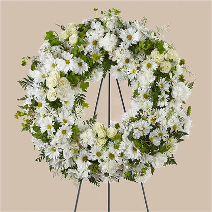 Faithful Wishes Wreath – SOUTHERN TRADITIONS FLORAL & GIFTS, Swainsboro GA