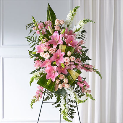 Elegant Embrace Standing Spray – SOUTHERN TRADITIONS FLORAL & GIFTS, Swainsboro GA