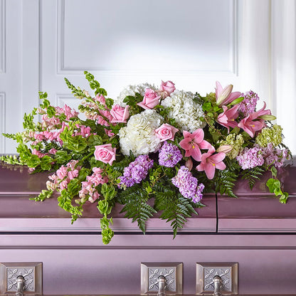Life's Gratitude Casket Spray – SOUTHERN TRADITIONS FLORAL & GIFTS, Swainsboro GA