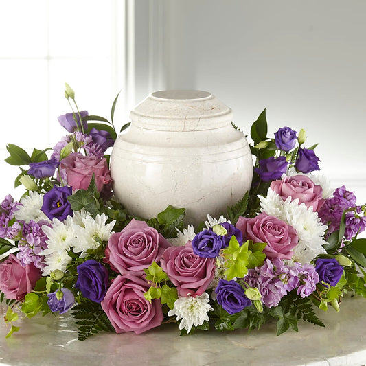 Blooming Sympathy Cremation Adornment – SOUTHERN TRADITIONS FLORAL & GIFTS, Swainsboro GA