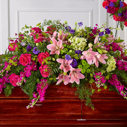 Radiant Tribute Casket Spray – SOUTHERN TRADITIONS FLORAL & GIFTS, Swainsboro GA