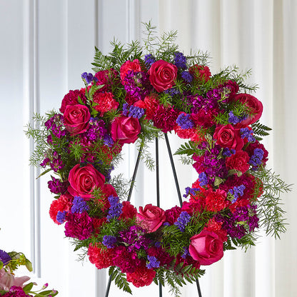 Calming Colors Wreath – SOUTHERN TRADITIONS FLORAL & GIFTS, Swainsboro GA