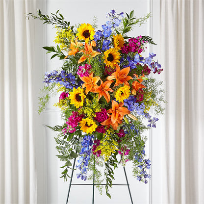 Sunlit Memories Standing Spray (Standard) – SOUTHERN TRADITIONS FLORAL & GIFTS, Swainsboro GA