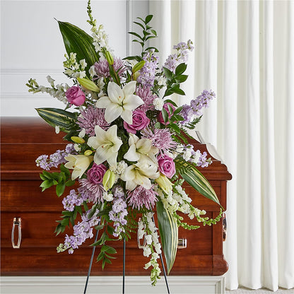 Grateful Hearts Standing Spray – SOUTHERN TRADITIONS FLORAL & GIFTS, Swainsboro GA