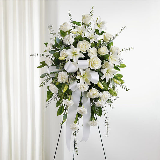 With Care Standing Spray – SOUTHERN TRADITIONS FLORAL & GIFTS, Swainsboro GA
