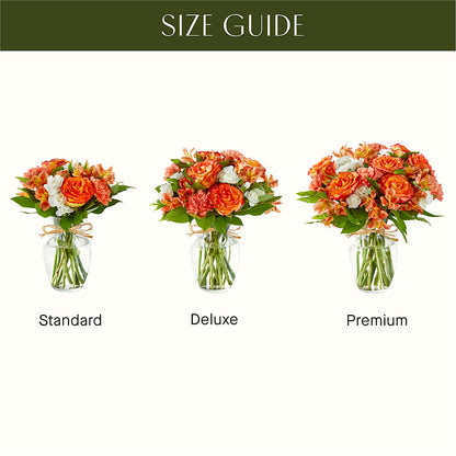 Apricot Glow Bouquet – SOUTHERN TRADITIONS FLORAL & GIFTS, Swainsboro GA