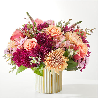 Berry Cobbler Bouquet with Ivory Vase – SOUTHERN TRADITIONS FLORAL & GIFTS, Swainsboro GA
