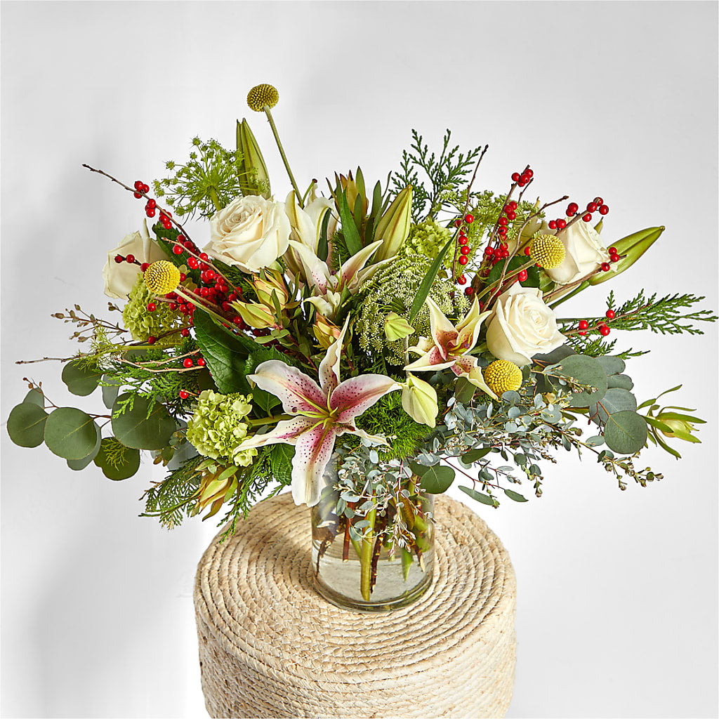 Berry & Bright Bouquet – SOUTHERN TRADITIONS FLORAL & GIFTS, Swainsboro GA