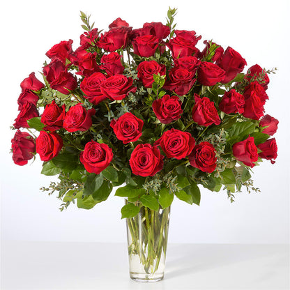 Forever Yours Fifty Stem Red Rose Bouquet – SOUTHERN TRADITIONS FLORAL & GIFTS, Swainsboro GA