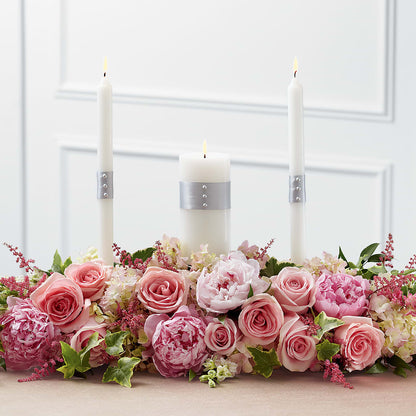 Worldwide Romance Unity Candle Arrangement – SOUTHERN TRADITIONS FLORAL & GIFTS, Swainsboro GA